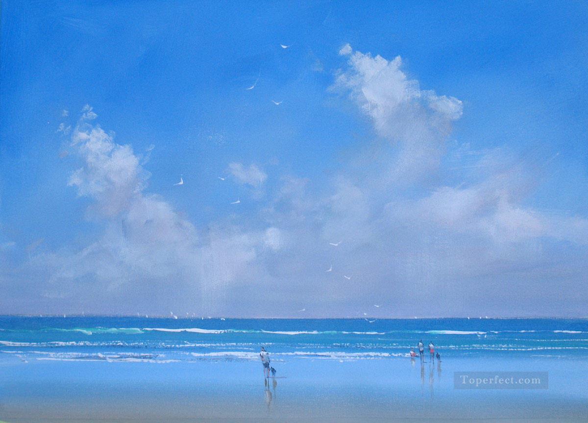 beach time abstract seascape Oil Paintings